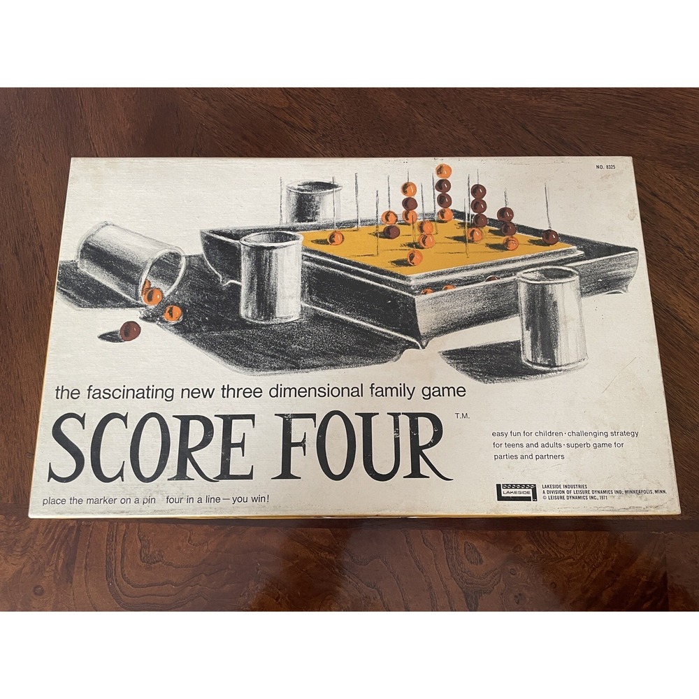 Vintage Lakeside "Score Four" Game‎
